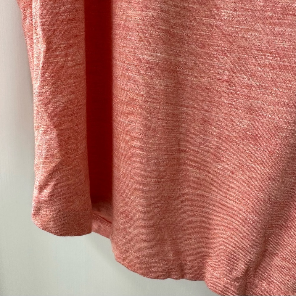 Splendid Women’s Coral Long Sleeve Top with Open Back Detail, Size XS - Picture 4 of 10